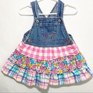 OshKosh Denim + Pink Jumper Dress